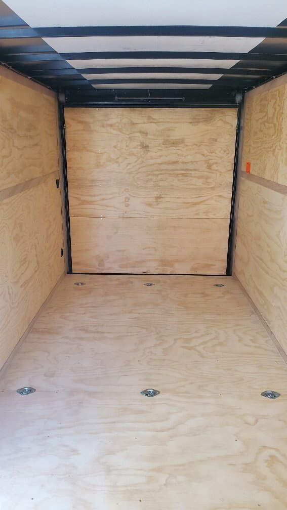 2022 Cargo Mate 7x16 Enclosed with rear ramp 12 extra height