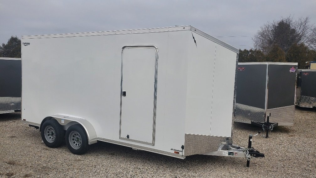 2023 Lightning 7x16 Lightning Aluminum Cargo Trailer Rear Ramp 7f