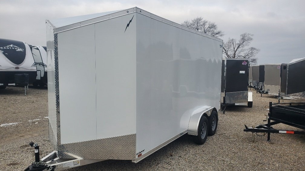 2023 Lightning 7x16 Lightning Aluminum Cargo Trailer Rear Ramp 7f