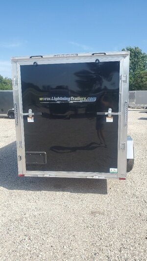 2024 Lightning 6x12 Lightning Aluminum Enclosed Cargo with Ramp 6
