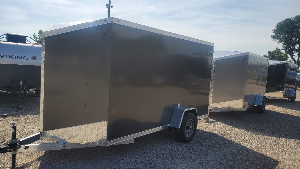 2024 Lightning 6x12 Aluminum Enclosed Cargo with Ramp 6'7 Interior