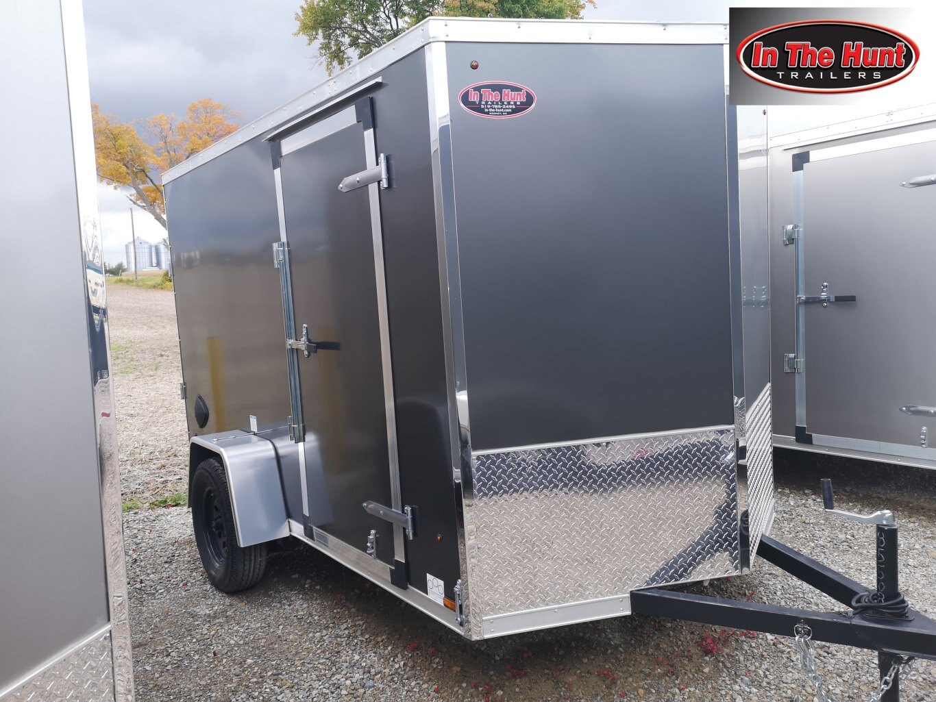 6x12 Single Axle 6.6 INT Height Enclosed Cargo Trailer