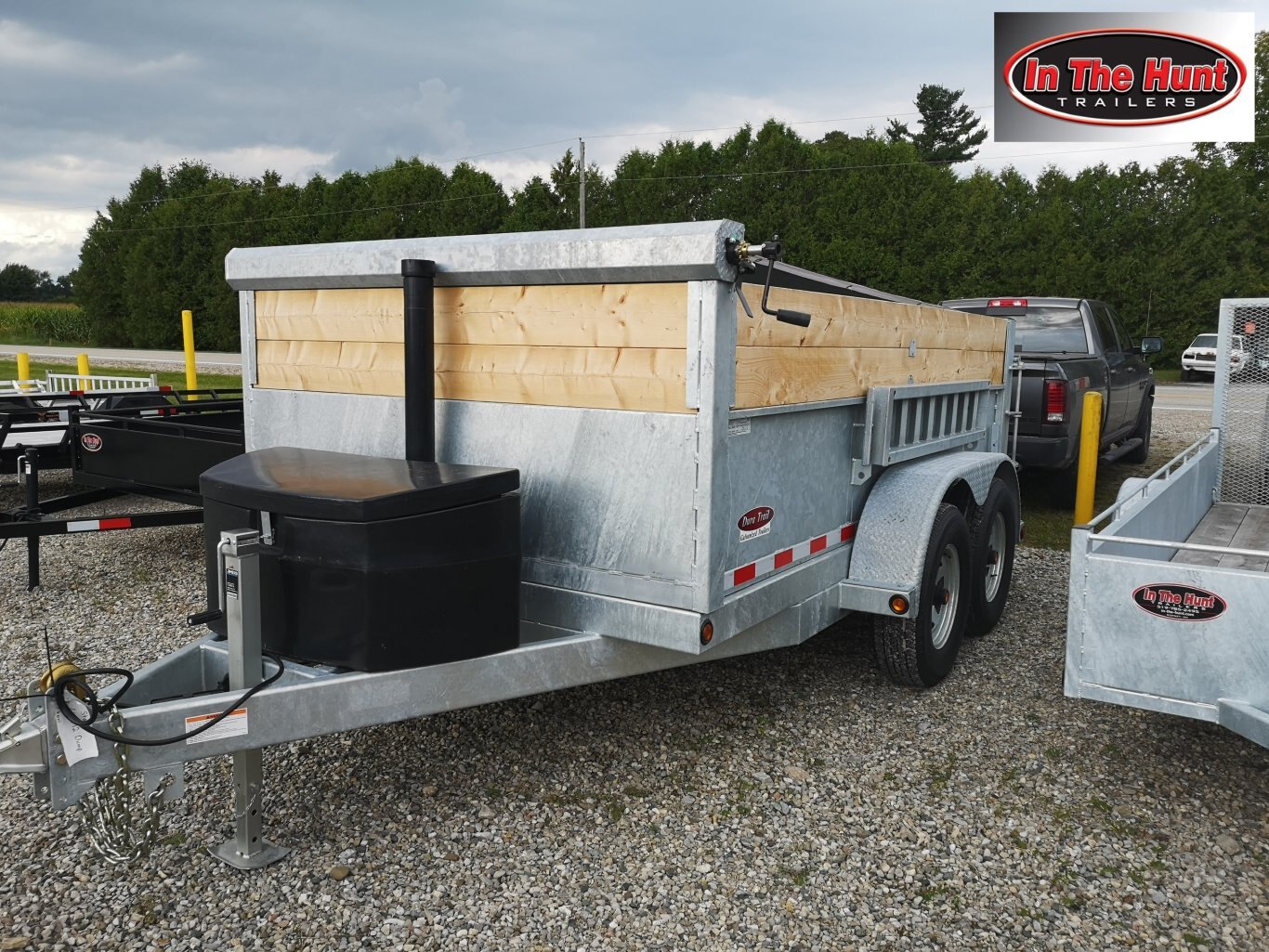 2024 Duratrail 6.5x12 7 Ton Galvanized Heavy duty, tarp kit included.