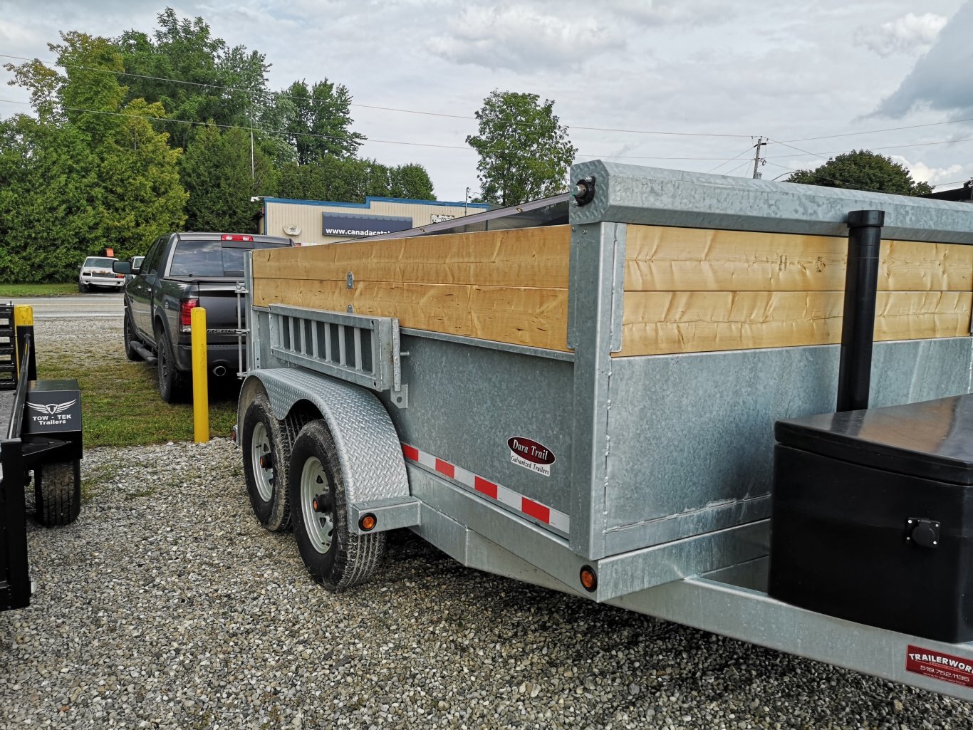 2024 Duratrail 6.5x12 7 Ton Galvanized Heavy duty, tarp kit included.