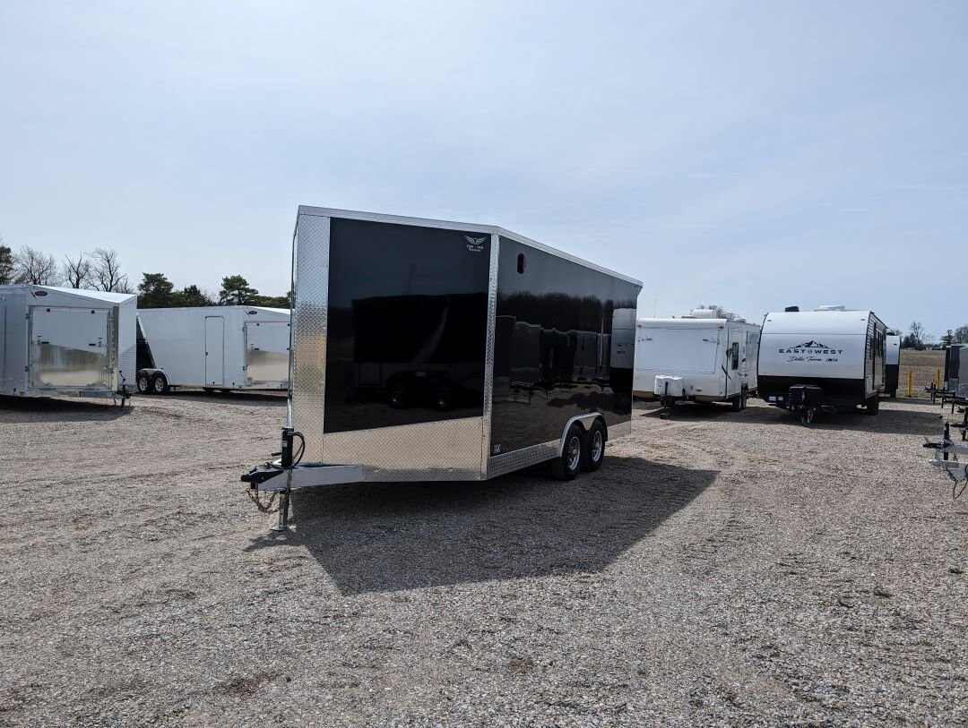 2024 Tow Tek Trailers 8.5x16 All Aluminum Enclosed With Rear Spoiler