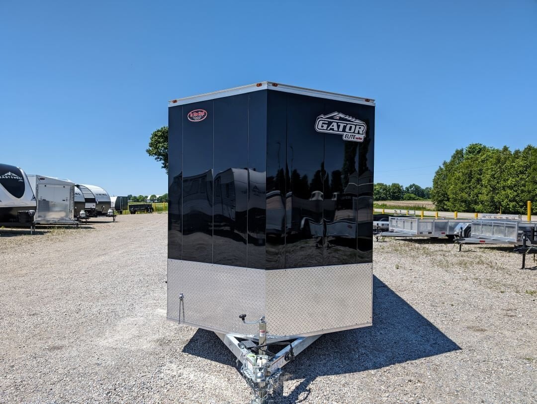 2024 Gator Elite Series 7x14 Galvanized Enclosed Galvanized Frame, Aluminum Cabin.