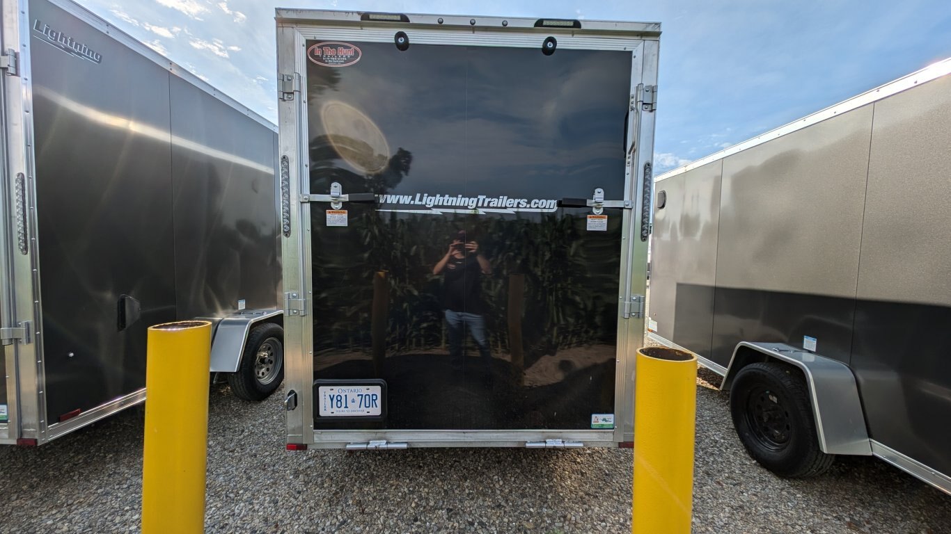 2024 Lightning 6x12 Aluminum Enclosed Cargo