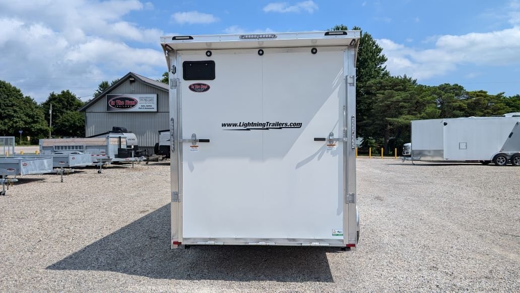 2025 Lightning 7x16 Aluminum Enclosed with Strike Package 12in Extra Height