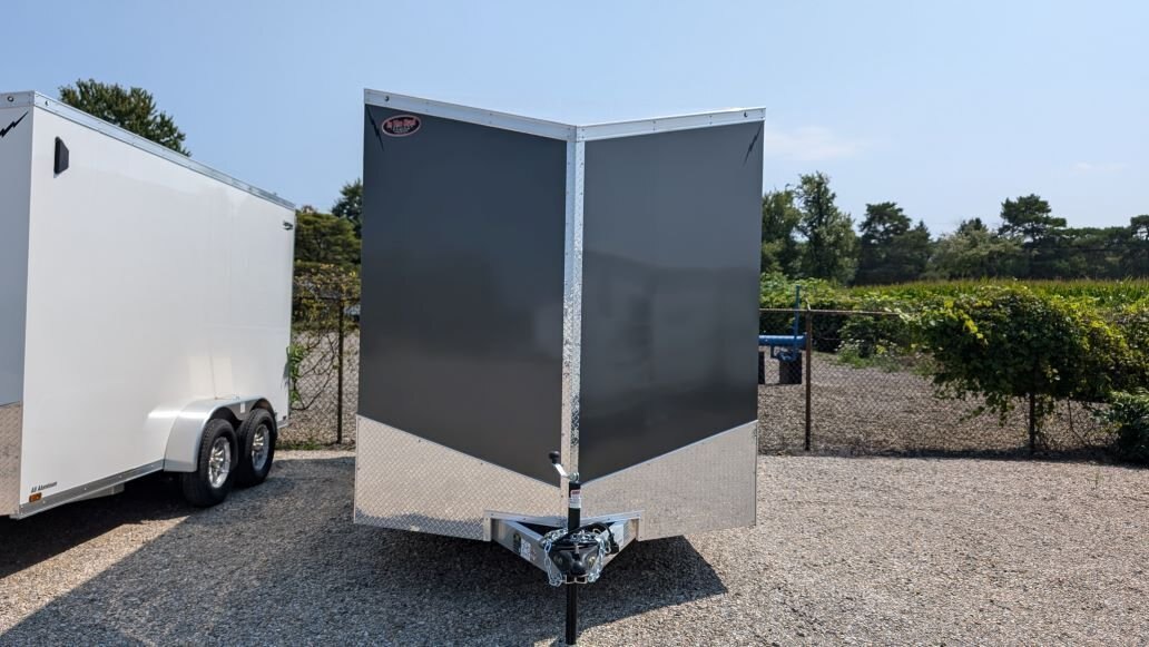 2025 Lightning 7.5x16 Aluminum Enclosed with Strike Package With 7ft Interior