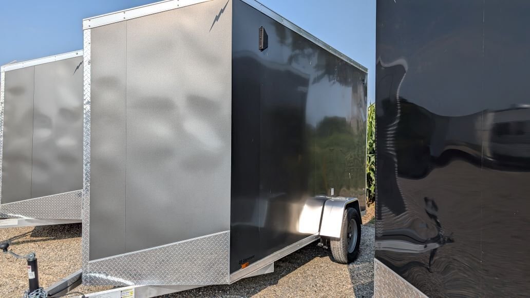 2025 Lightning 6x12 Aluminum Enclosed with UTV12 Package With 7ft Interior