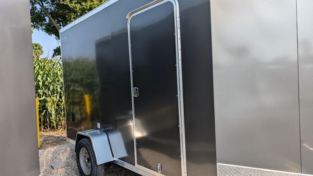 2025 Lightning 6x12 Aluminum Enclosed with UTV12 Package With 7ft Interior