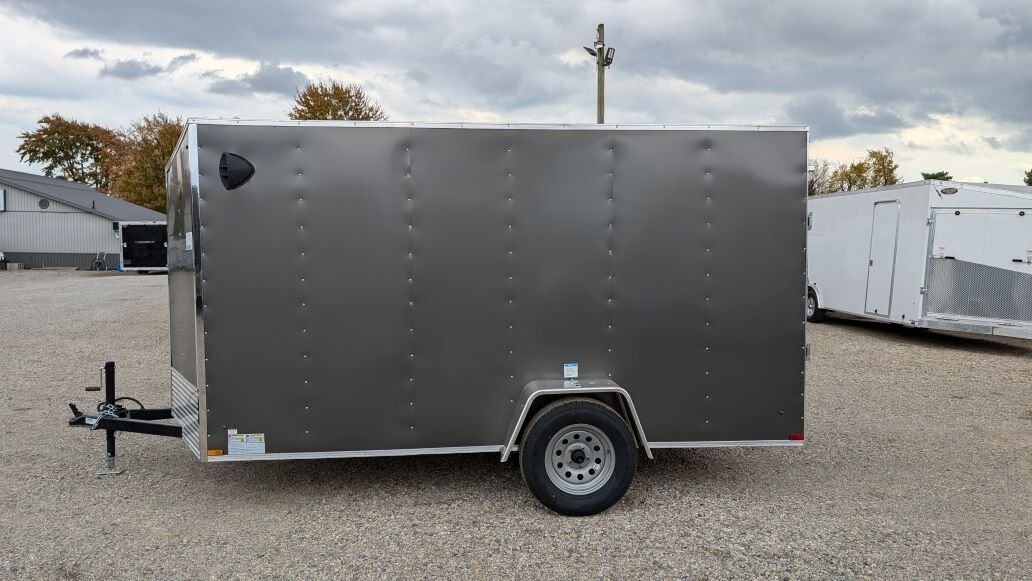 2025 US Cargo 6x12 Steel Enclosed in Charcoal