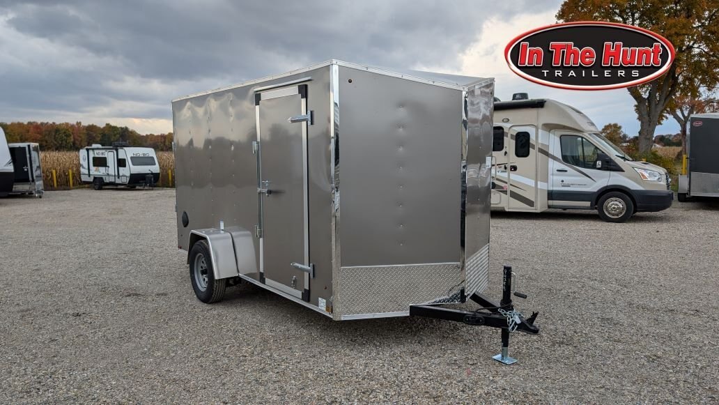 2025 US Cargo 6x12 Steel Enclosed in Pewter