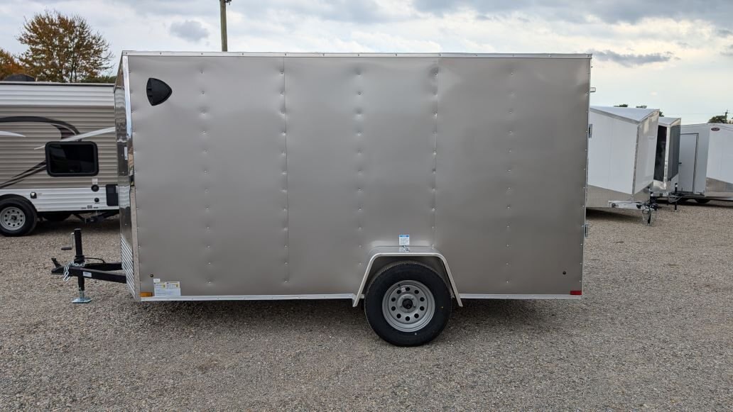 2025 US Cargo 6x12 Steel Enclosed in Pewter