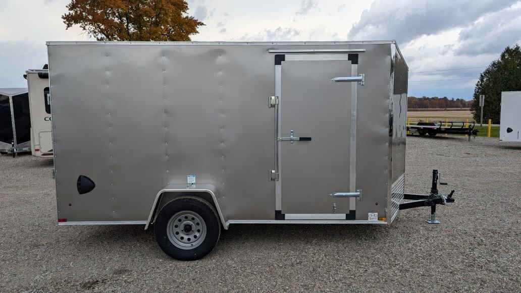 2025 US Cargo 6x12 Steel Enclosed in Pewter