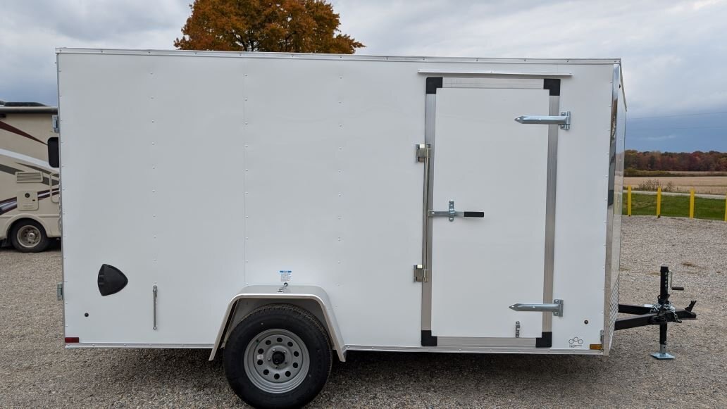 2025 US Cargo 6x12 Steel Enclosed with Barn Doors