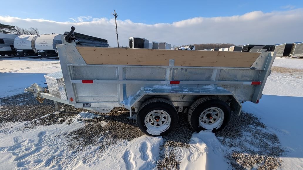 2025 Tow Tech Trailers 5x10 Tandem Axle 3.5 Ton Galvanized Dump