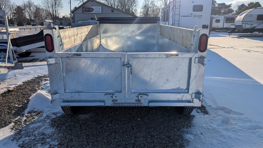 2025 Tow Tech Trailers 5x10 Tandem Axle 3.5 Ton Galvanized Dump