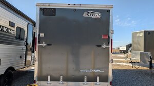 2025 Gator Elite Series 7x12 Tandem Axle Enclosed Galvanized Frame, Aluminum Cabin.