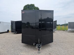 2026 Cargo Mate 7.5x16 Steel Wide Body Enclosed Wide Body & Blackout Package
