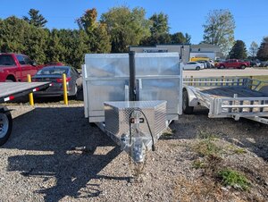 2025 Tow Tek Trailers 5x10 Tandem Axle 3.5 Ton Galvanized Dump REG: $11,495 SALE: $10,495
