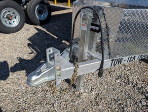 2025 Tow Tek Trailers 5x10 Tandem Axle 3.5 Ton Galvanized Dump REG: $11,495 SALE: $10,495