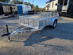2025 Tow Tek Trailers 5x10 Aluminum Utility FINANCING AS LOW AS $19/WEEK OAC.