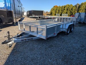 2026 Tow Tek Trailers 7x16 Aluminum Utility FINANCING AS LOW AS $32/WK OAC.