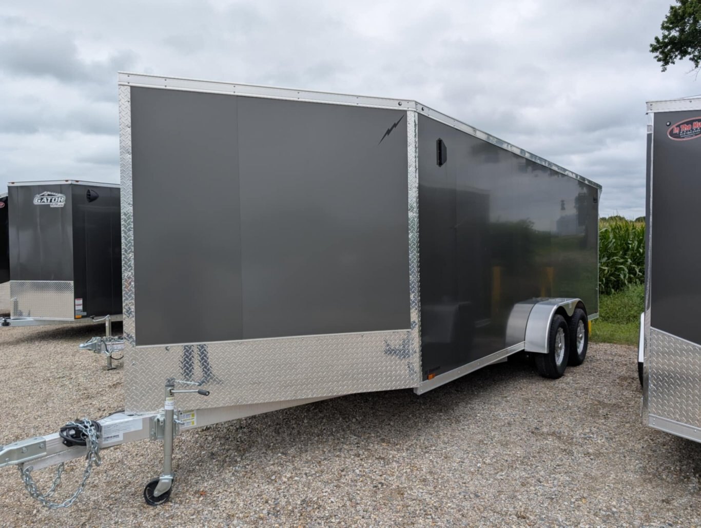 Galvanized 82x14 7TON Dump Trailer With Ramps