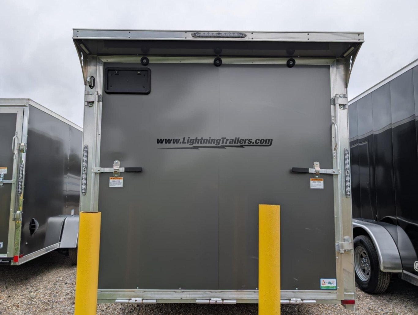 Galvanized 82x12 7TON Dump Trailer With Ramps