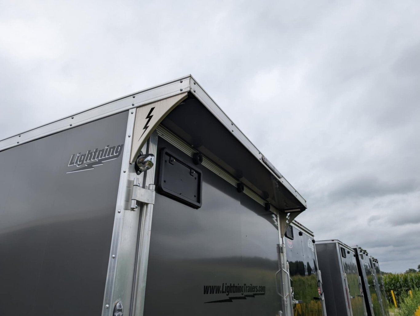 2025 Gator Elite Series 7x14 Galvanized Enclosed - Galvanized Frame, Aluminum Cabin.