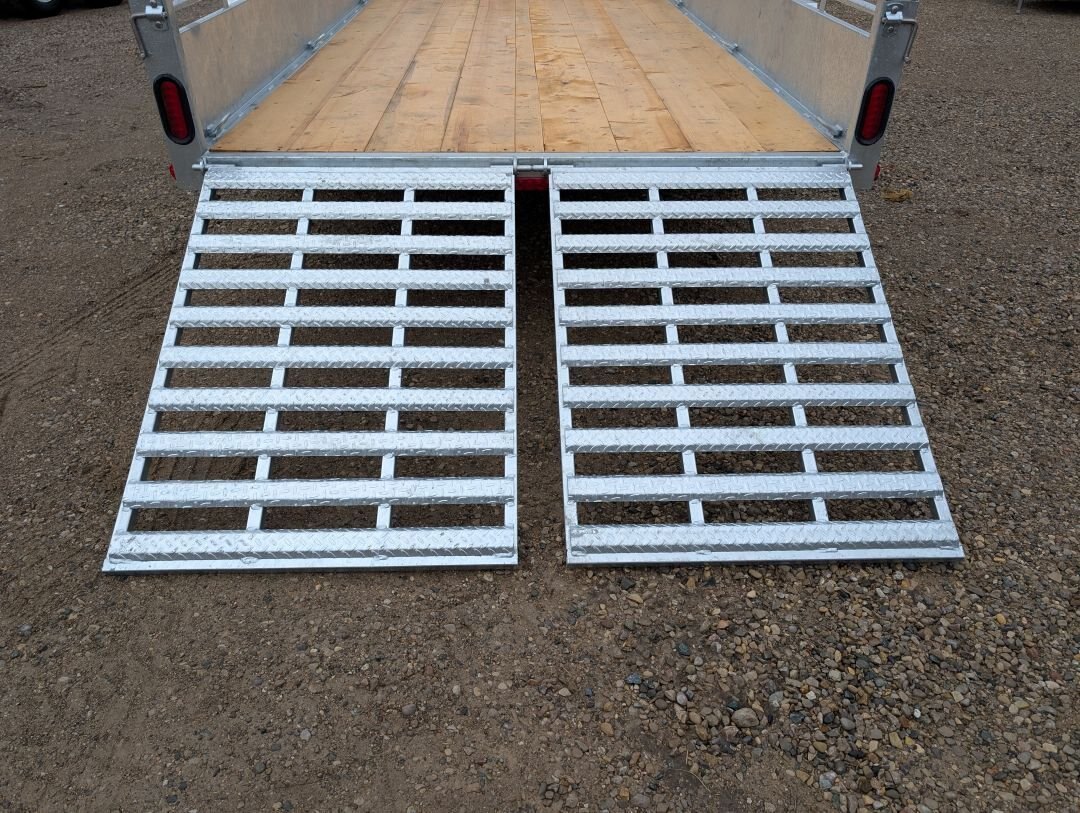 2026 Tow Tek Trailers 7x16 Galvanized Landscape (Stock No. 210002) Tandem 5200lb Axles