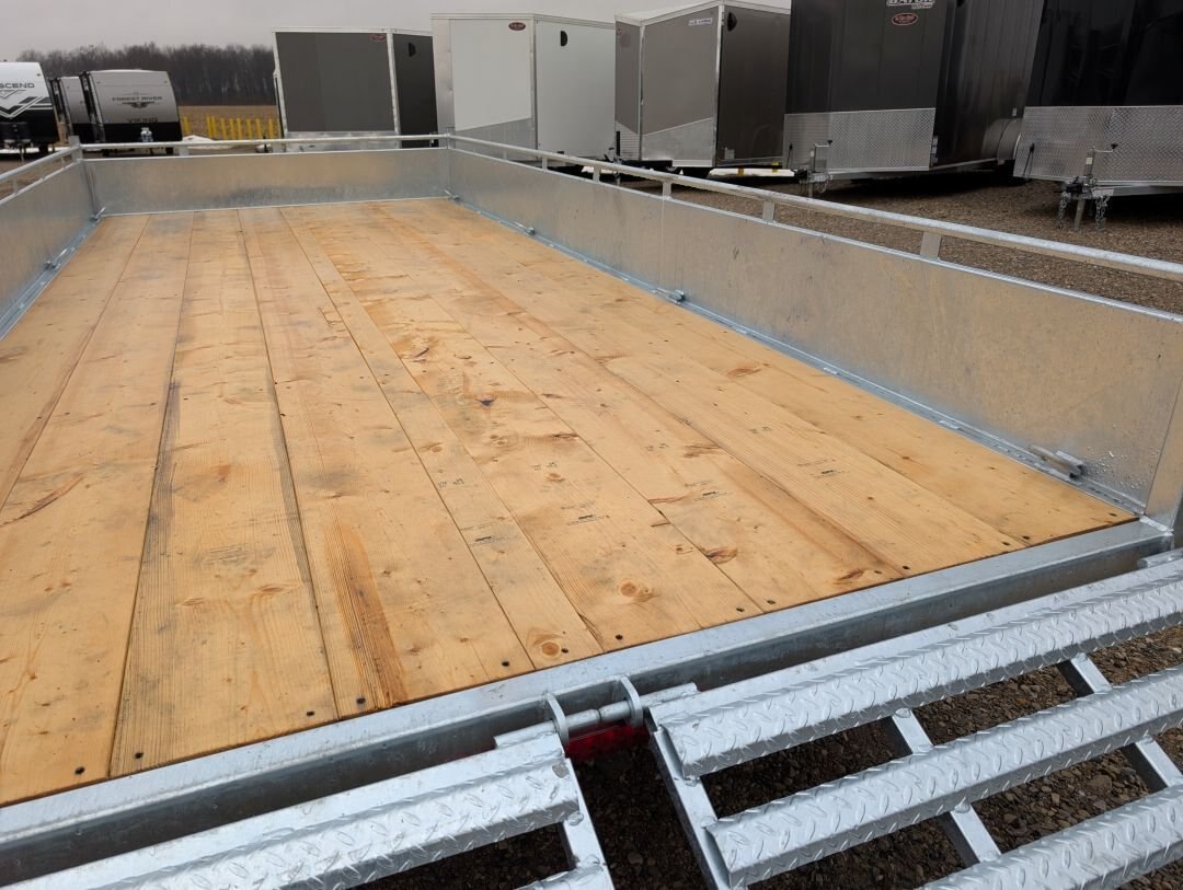 2026 Tow Tek Trailers 7x16 Galvanized Landscape (Stock No. 210002) Tandem 5200lb Axles