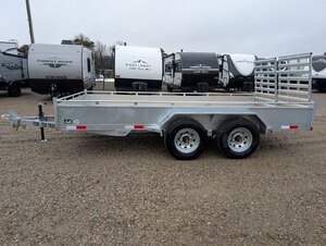 2026 Tow Tek Trailers 7x14 Galvanized Landscape (Stock No. 210001) Tandem 5200lb Axles