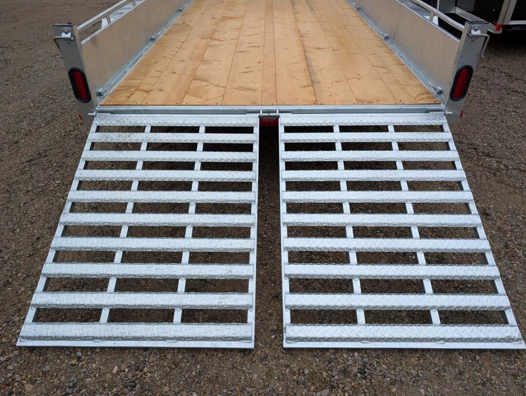 2026 Tow Tek Trailers 7x14 Galvanized Landscape (Stock No. 210001) Tandem 5200lb Axles