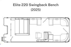 2025 Bentley Elite 220 Swingback Bench