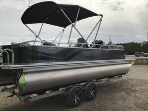 2026 Avalon Venture 21 85 Rear Fish With Yamaha F115