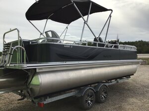 2026 Avalon Venture 23 85 Rear Fish With Yamaha F150