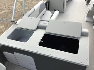 2026 Avalon Venture 23 85 Rear Fish With Yamaha F150