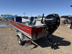 2008 Lund SSV 16 with 25hp Mercury