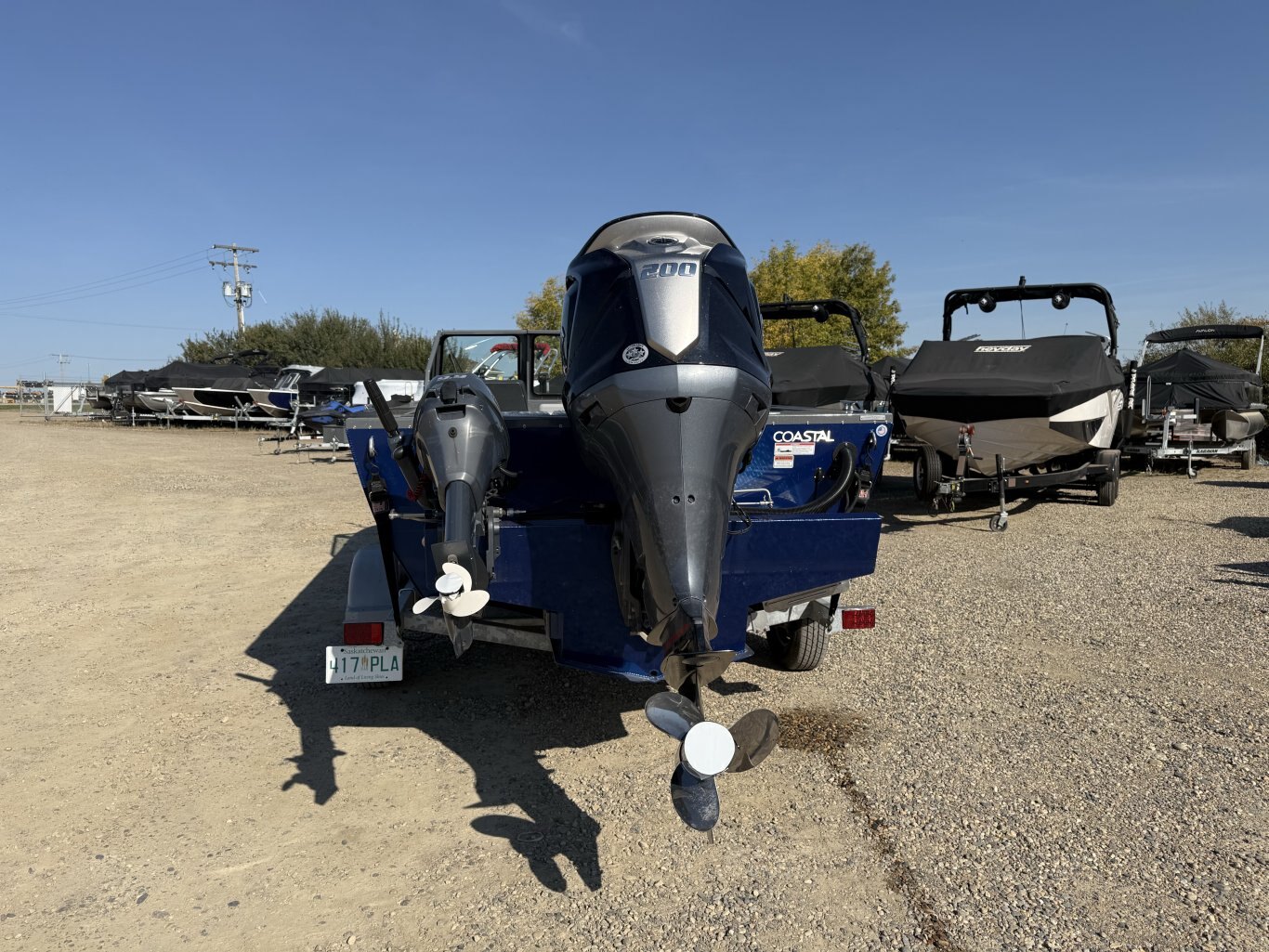 2023 RH Coastal 20ET with 200hp Yamaha SHO + 9.9hp Kicker