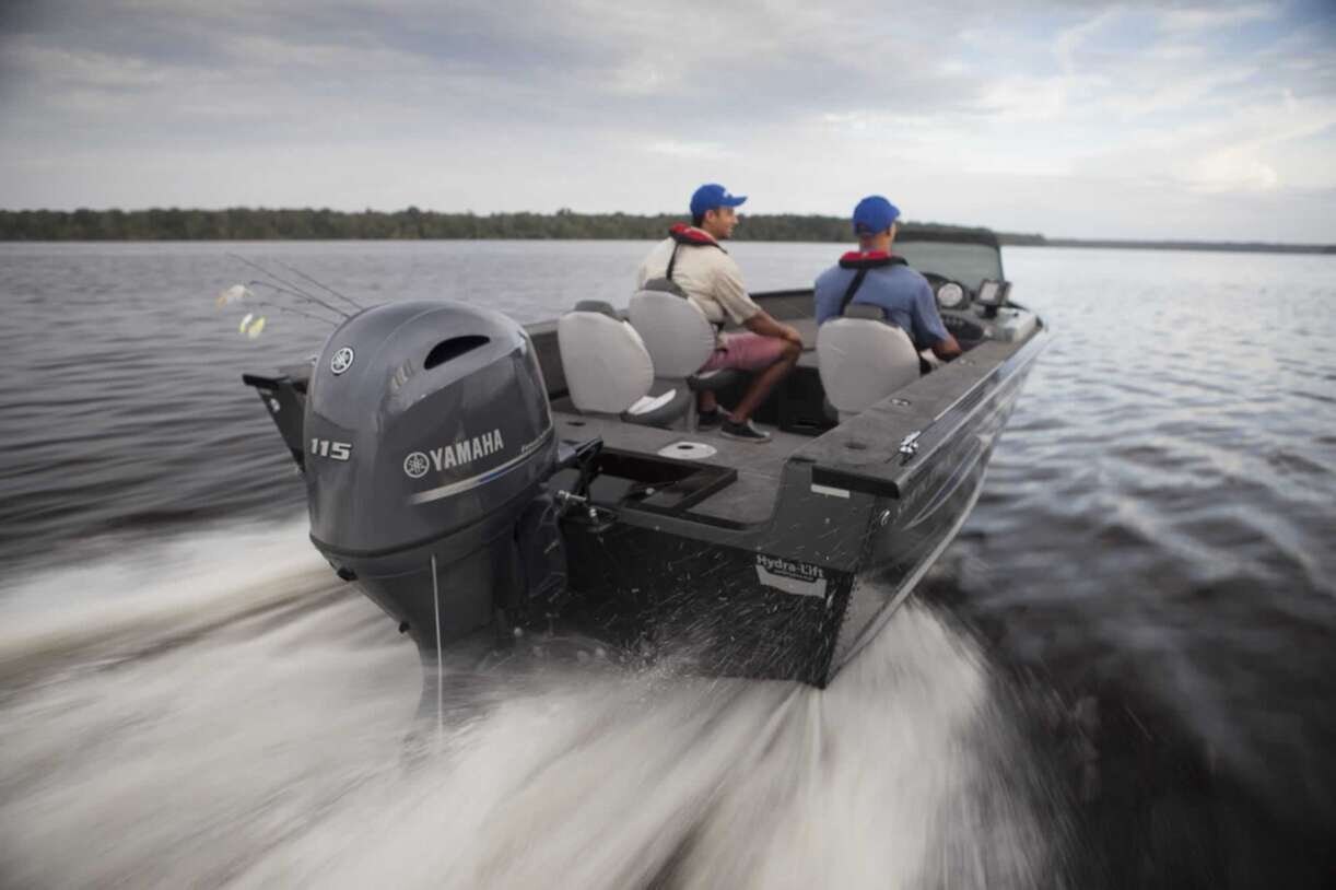 Yamaha F115 Bluish Gray Metallic