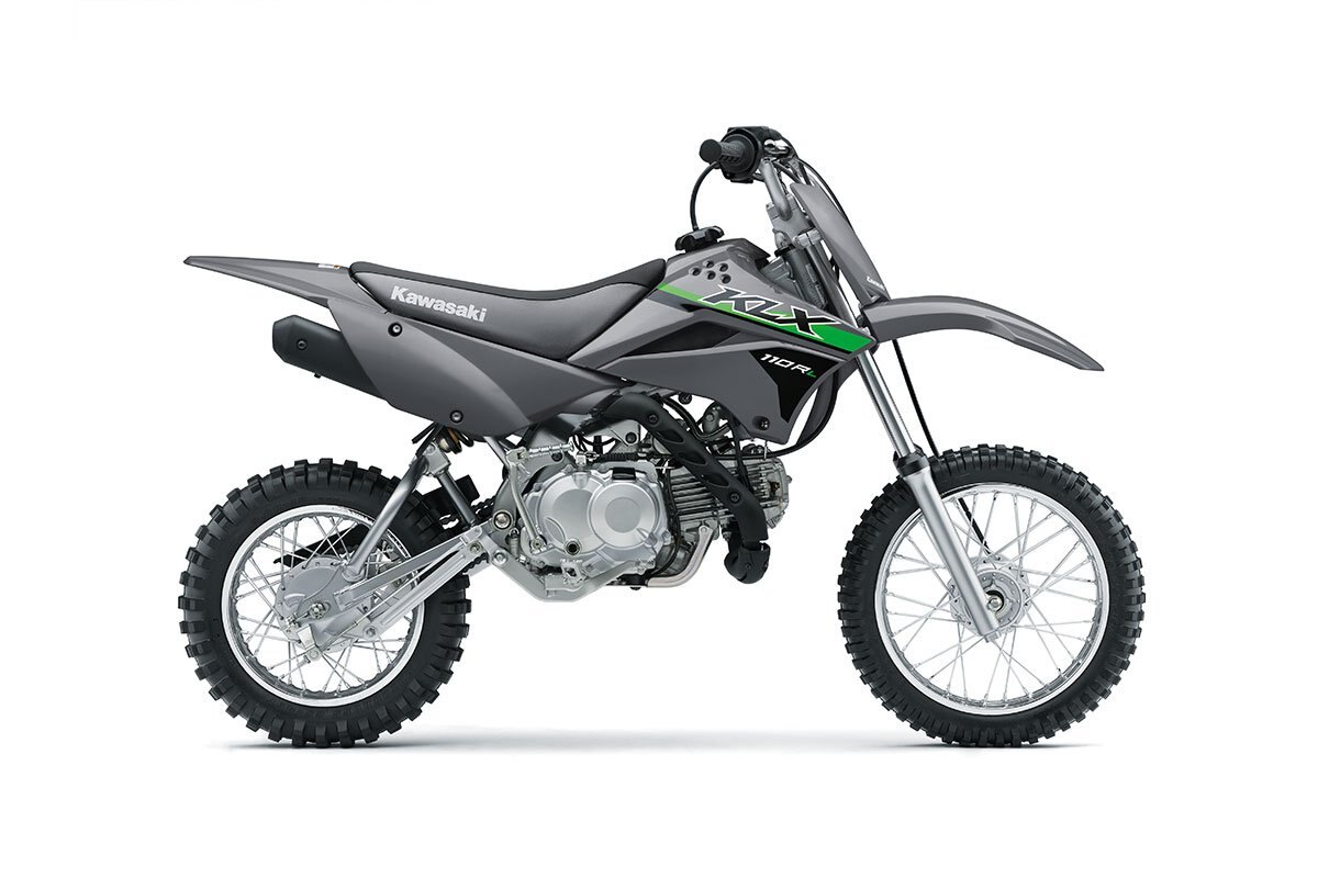 2024 Kawasaki KLX110R L BATTLE GRAY