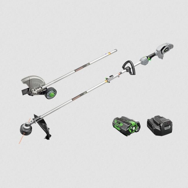 EGO POWER+ Multi Head Combo Kit; 15 String Trimmer, 8 Edger & Power Head with 5.0Ah Battery and Standard Charger STA1500