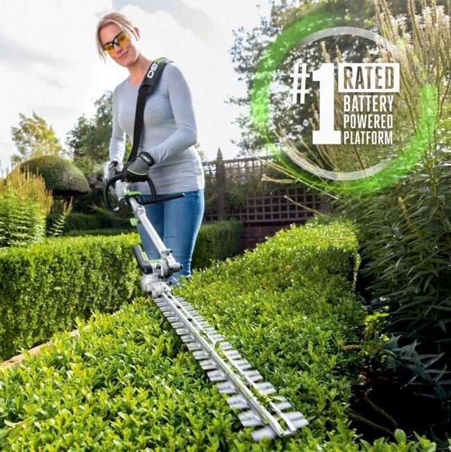 EGO Power+ Multi Head Combo Kit; 20 Hedge Trimmer, Power Head, 2.5Ah battery and standard charger HTA2000