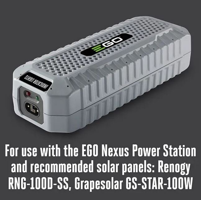 EGO Power+ Nexus Solar Panel Charger CH1800