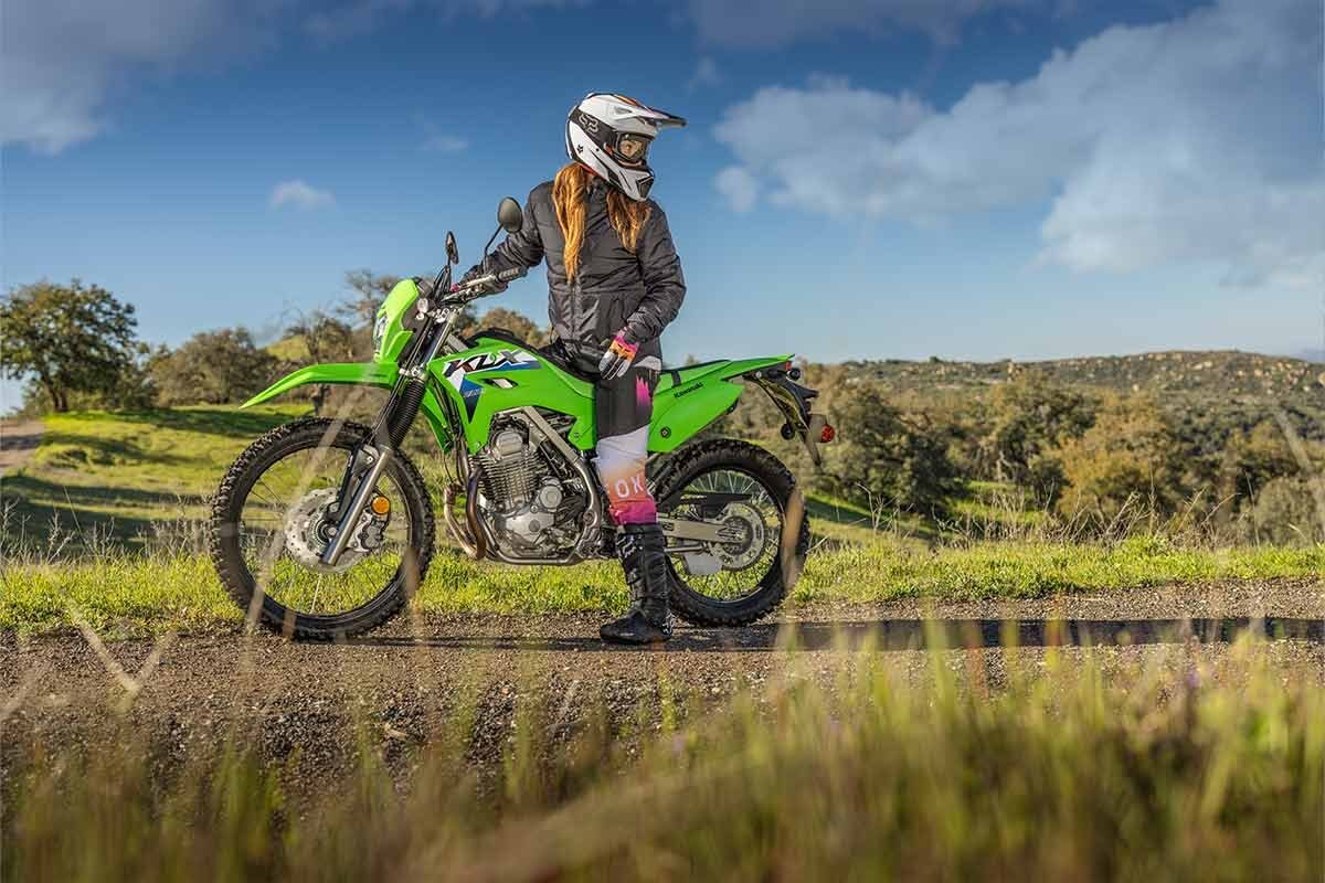 2026 Kawasaki KLX230 SHERPA S Whitish Beige