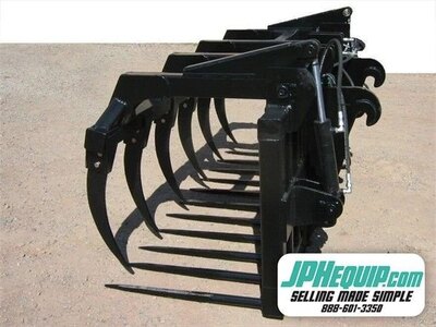 Brand New 2024 Canadian Made Manure Fork & Bale Grapple *Ideal For Feedlots  #4008 BP
