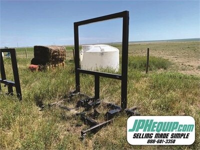 Kirchner Quick Attach Square Bale Forks for 1 or 2 Big Square Bales #7514 AS