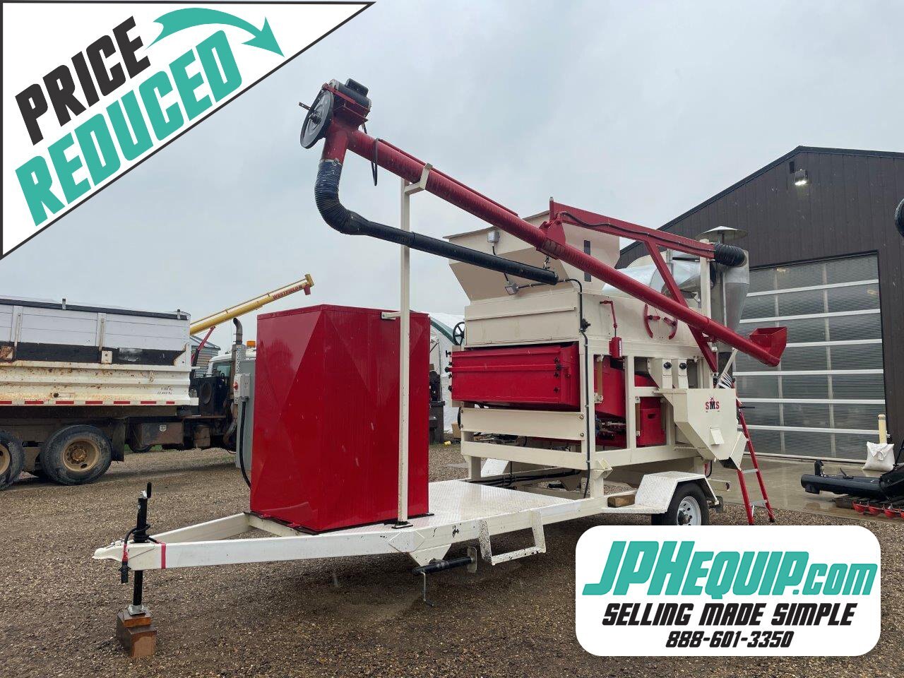 2022 SMS Manufacturing 450 Mobile Grain Cleaner #7424 DP